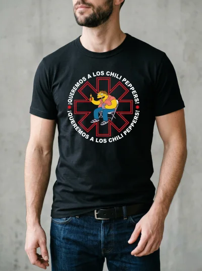 Remera Fanwear Barney RHCP Unisex