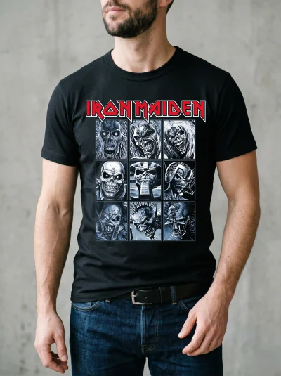 Remera Fanwear Iron Maiden Eddie Unisex