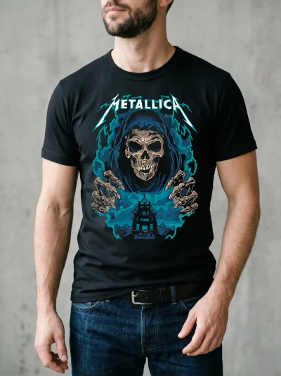 Remera Fanwear Metallica Ride the Lighting
